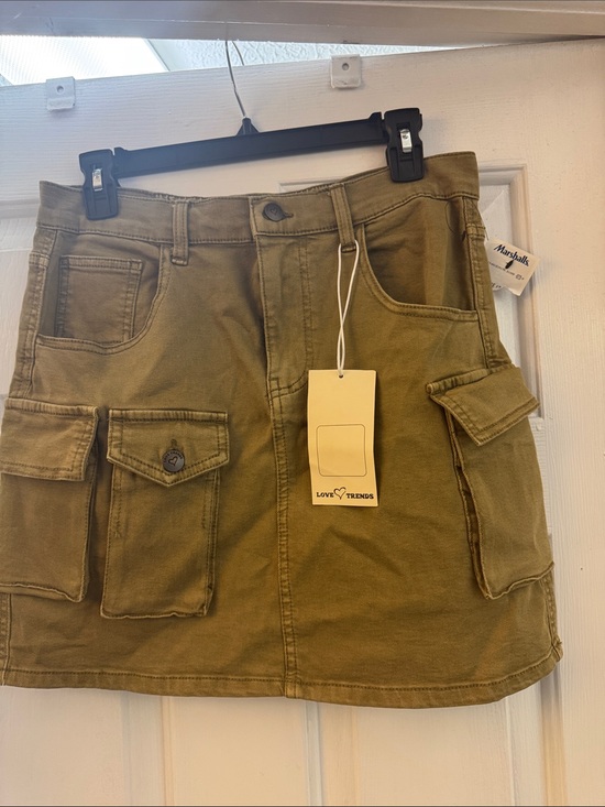 Love trends Dresses & Skirts - Olive Utility Mini Skirt
